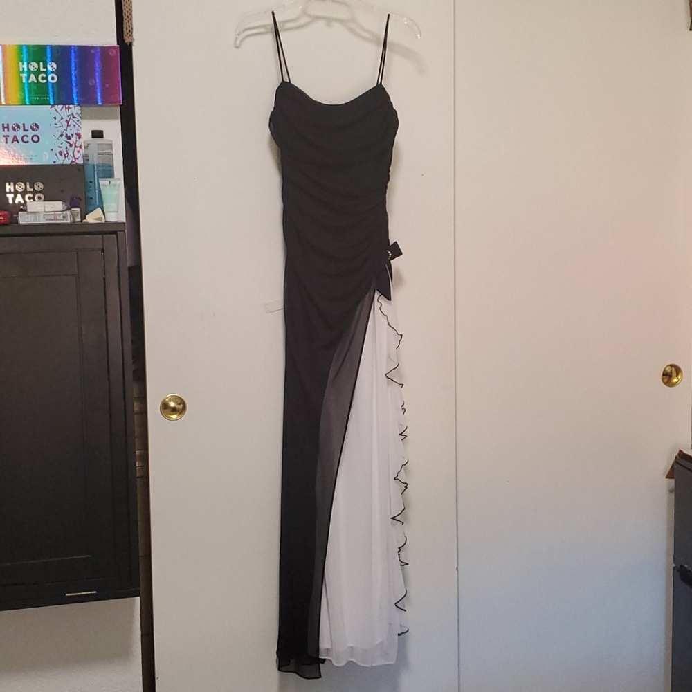 Black and White Prom dress